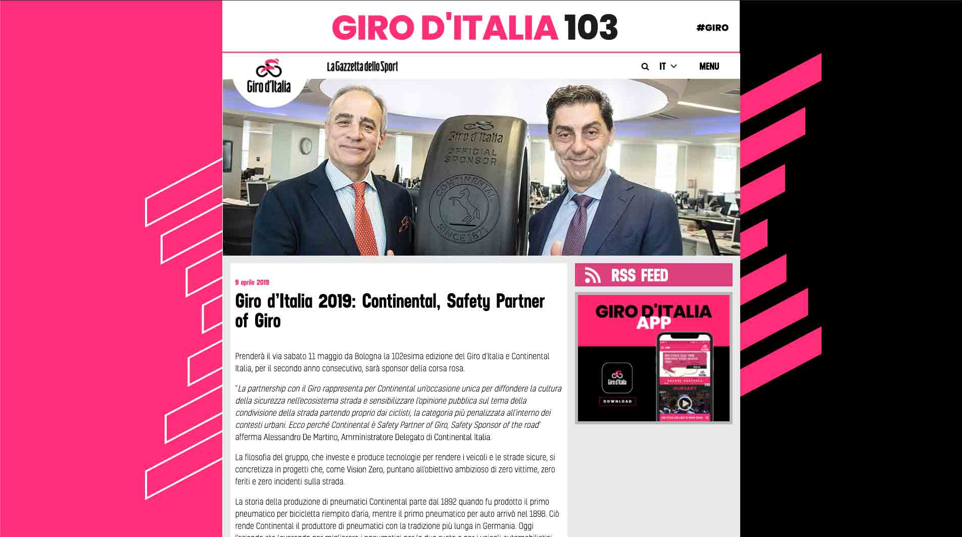 giro d'italia 2019 sito ufficiale