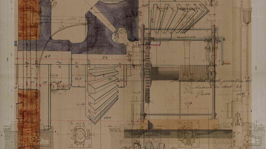 MUSEO PATRIMONiO INDUSTRIALE - disegni tecnici vfx