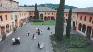 CERTOSA DI BOLOGNA - foto aerea cortile